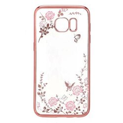 Samsung Galaxy S7 Edge Secret Garden Electroplate Hybrid Case (Rose Gold)